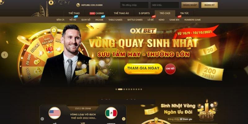 Sinh nhật các thành viên nhận thưởng oxbet siêu chất 